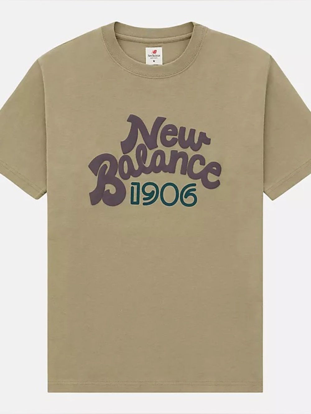 New Balance Made in USA 1906 Graphic T-Shirt Green/Olive Mens Sz L MiUSA